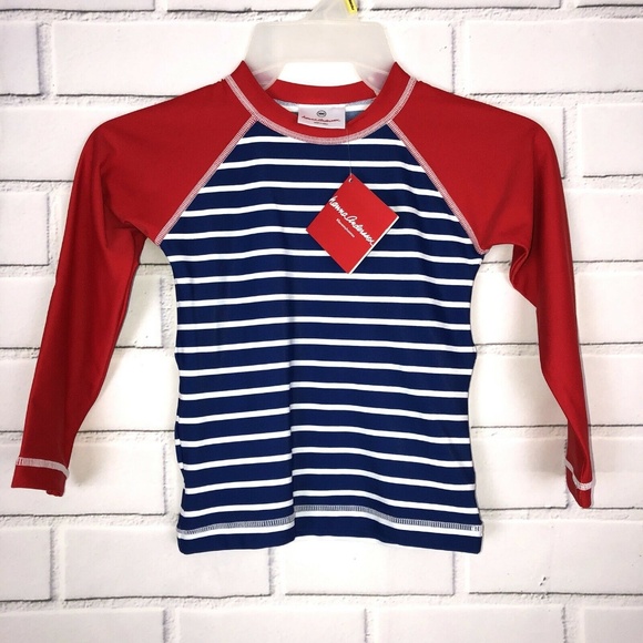 Hanna Andersson Other - NWT HANNA ANDERSSON NAVY BLUE RED STRIPE L/S RASH